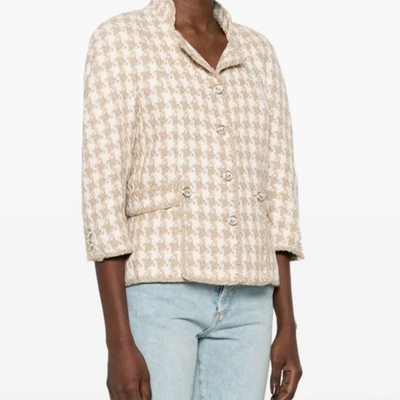 CHANEL 2008 SS Silk Blazer Size FR 42 US 10 - Picture 9 of 9